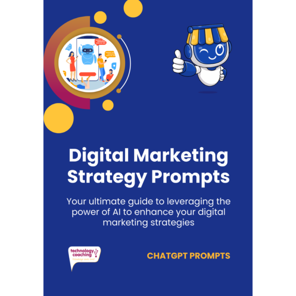 ChatGPT Digital Marketing Strategy Prompts Front Cover