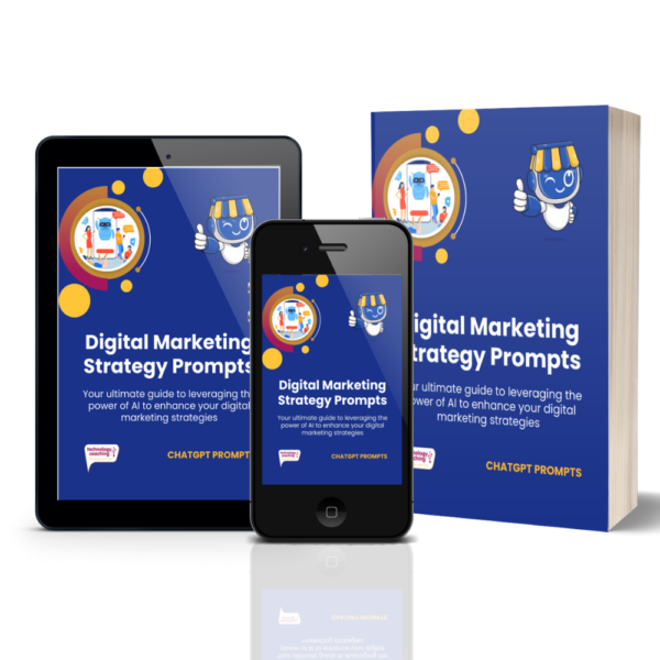 ChatGPT Digital Marketing Strategy Prompts Mockups