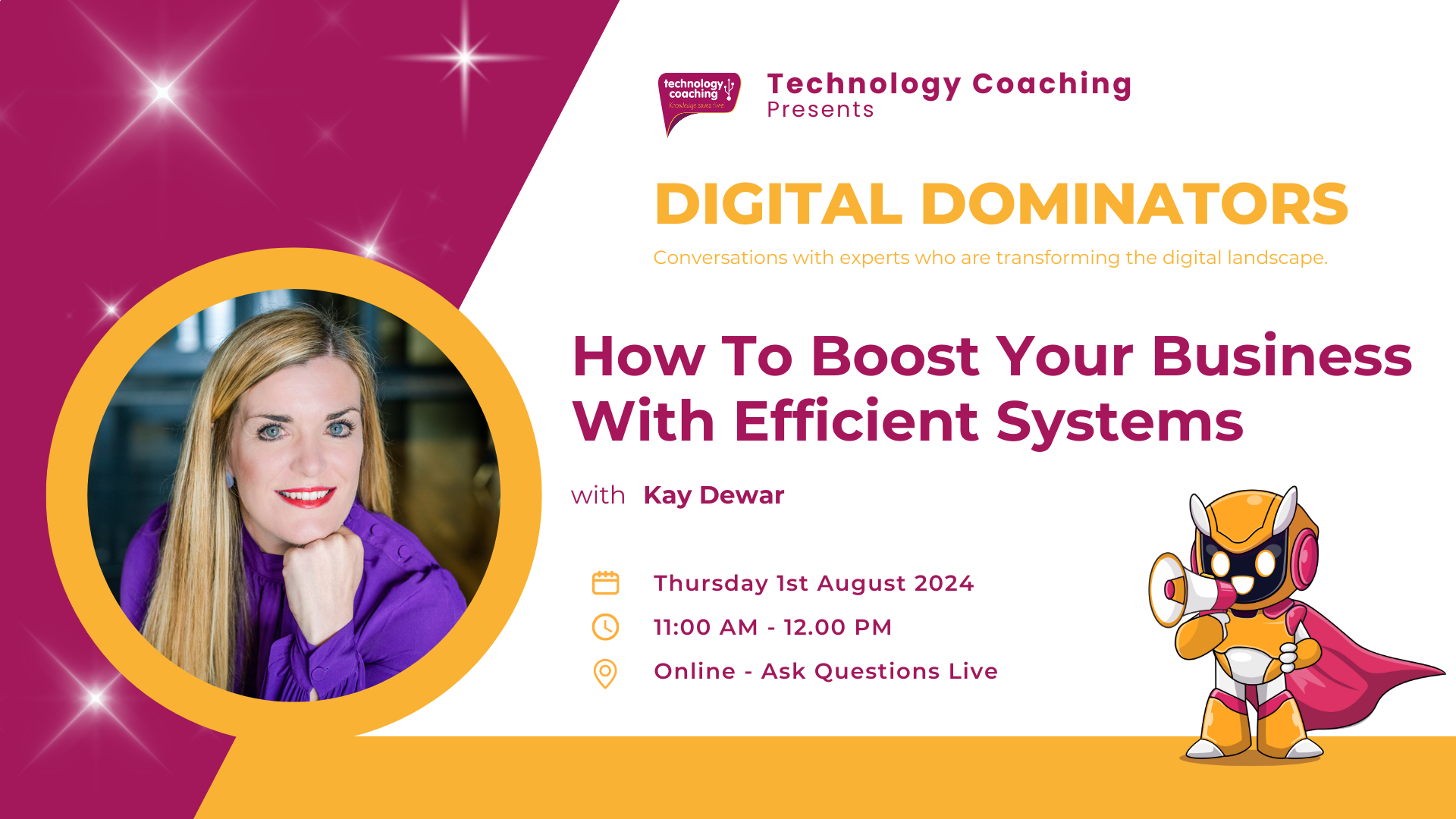 Technology Coaching Digital Dominators How To Boost Your Business With Efficient Systems
