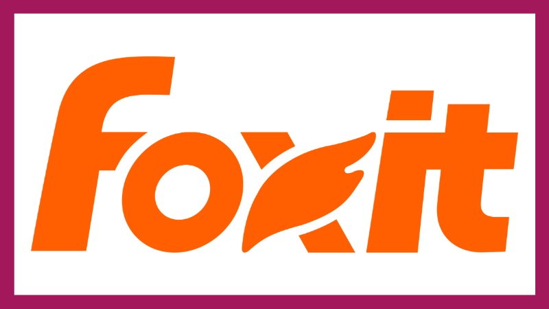 Foxit logo - Project Management tool for business | Technology Coaching