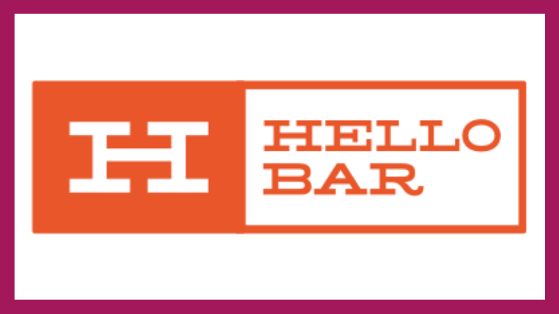 Hello Bar logo - CRM & Sales tool for business | Technology Coaching